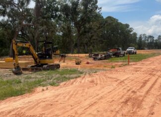 Senior homes under construction behind old E-Fitness building in Biloxi Senior homes under construction behind old E-Fitness building in Biloxi