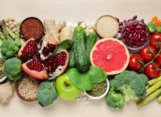 Low Fat Vegan Diet Could Save $600 On Groceries Annually Fresh vegetables, fruits and seeds