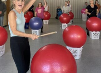 Drumball brings fun, engaging fitness to the Lewis County Senior Center Drumball brings fun, engaging fitness to the Lewis County Senior Center