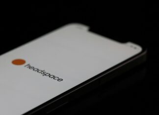 How Mental Health Apps Can Help Older Adults Closeup of the Headspace app on a smartphone.