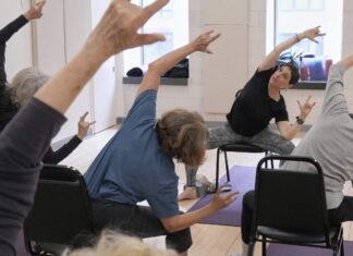 Chair yoga’s benefits range from emotional health to fall prevention Chair yoga's benefits range from emotional health to fall prevention