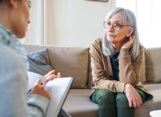 Senior living operator partners with behavioral health provider to remove barriers to mental healthcare for residents Mental health concept.