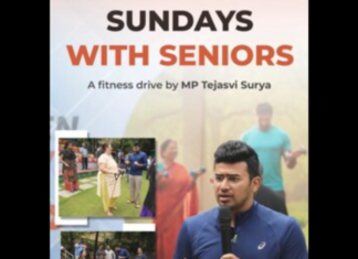 Tejasvi Surya kicks off fitness training for Bengaluru South seniors, promoting active aging Tejasvi Surya kicks off fitness training for Bengaluru South seniors, promoting active aging